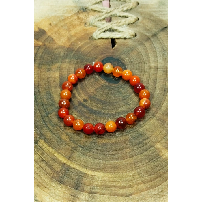 Akik Doğal Taş Bileklik Kutulu