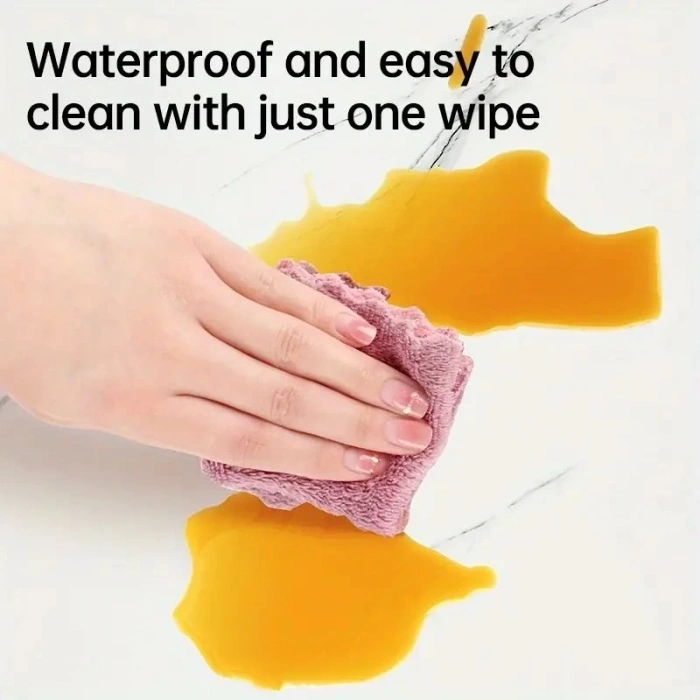 Beyaz Mermer Desenli Alüminyum Plastik Du Sticker (30*30)