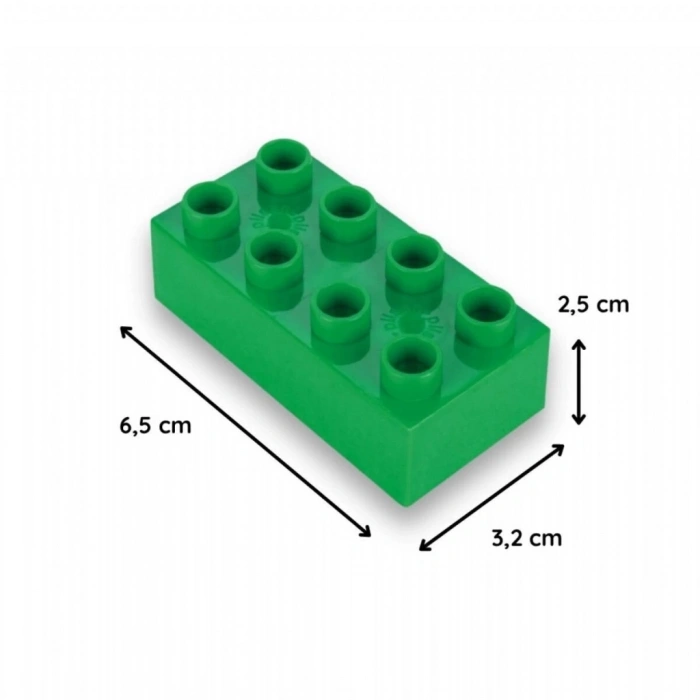 BFS  03 555 MAKRO 6 RENKLİ TUĞLA BLOKLAR