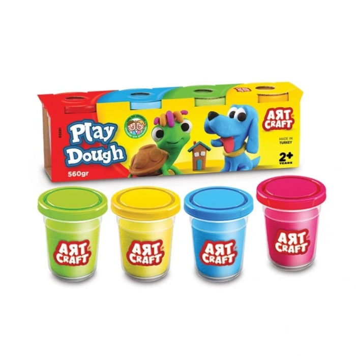 BFS  03281 Art Craft 4lü OYUN HAMURU / 488 gr