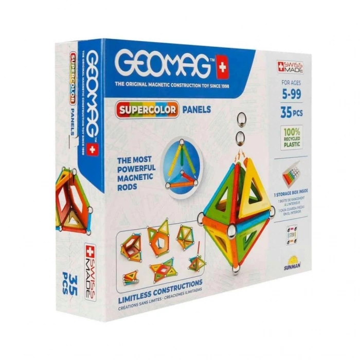 BFS   0377 Renkli Manyetik Zeka Oyunu 35 Parça -Sunman