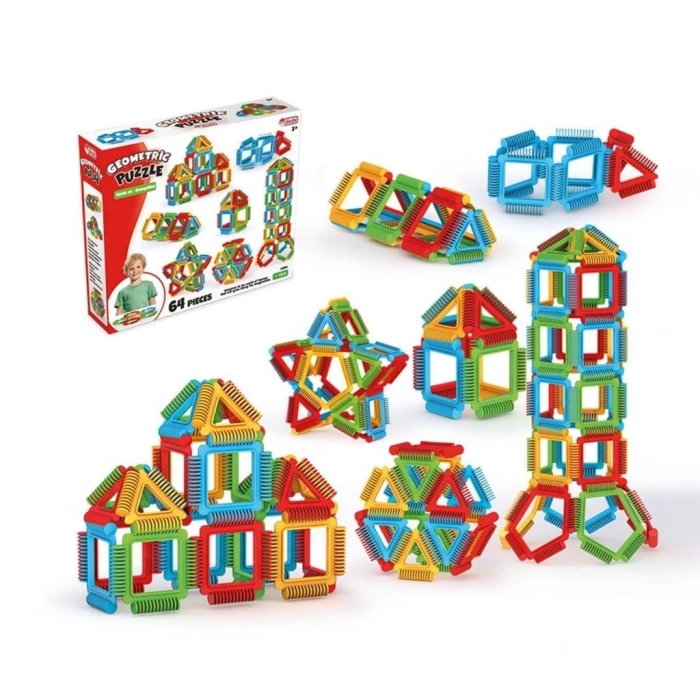 BFS    03896 Geometrik Puzzle 64 Parça -Dede
