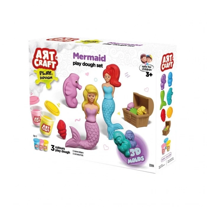 BFS   03994 Art Craft Deniz Kızı Hamur Set 168 Gr -Fentoys