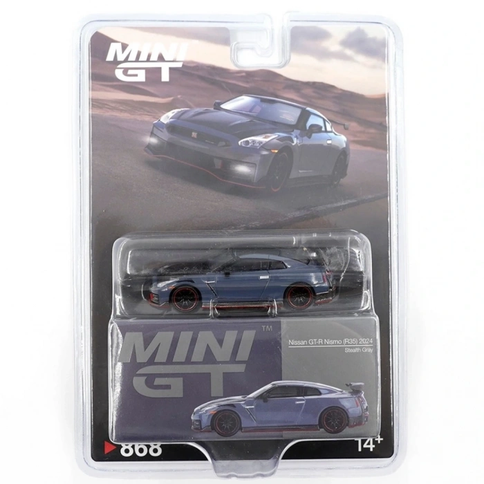 BFS 1/64 Nissan GT R Nismo R35 Stealth Gray Model Araç