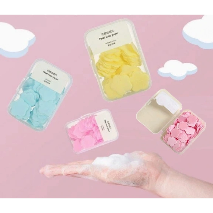 BFS 100 Yaprak Eriyen Mini Parfümlü Kağıt Sabun