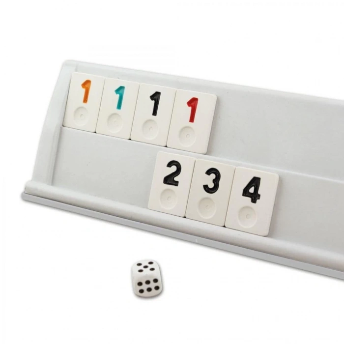 Mey İthalat® 1010211 Platin Plastik Okey Takımı -Starokey