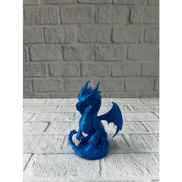 BFS 12 cm Mavi Ejderha Figürü Koleksiyonluk Dekoratif Biblo