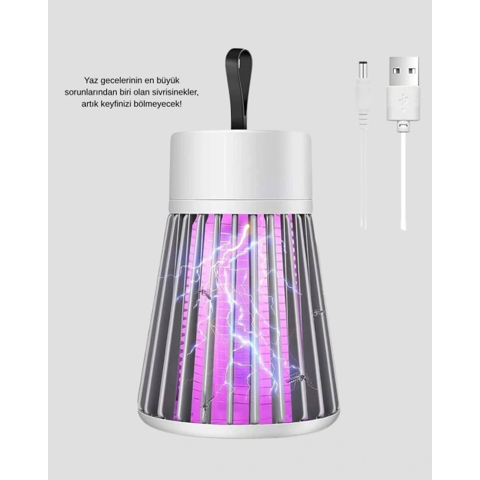 BFS 2000 mAh Şarjlı Sivrisinek Kovucu Lamba – Kimyasalsız, Güvenli ve Taşınabilir