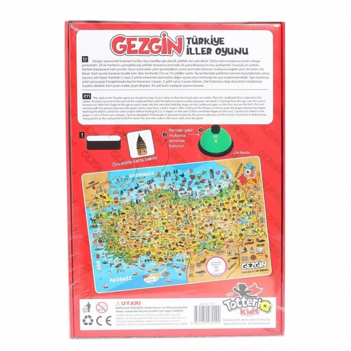 BFS   2290 Gezgin Türkiye İller Oyunu -Tottreiq