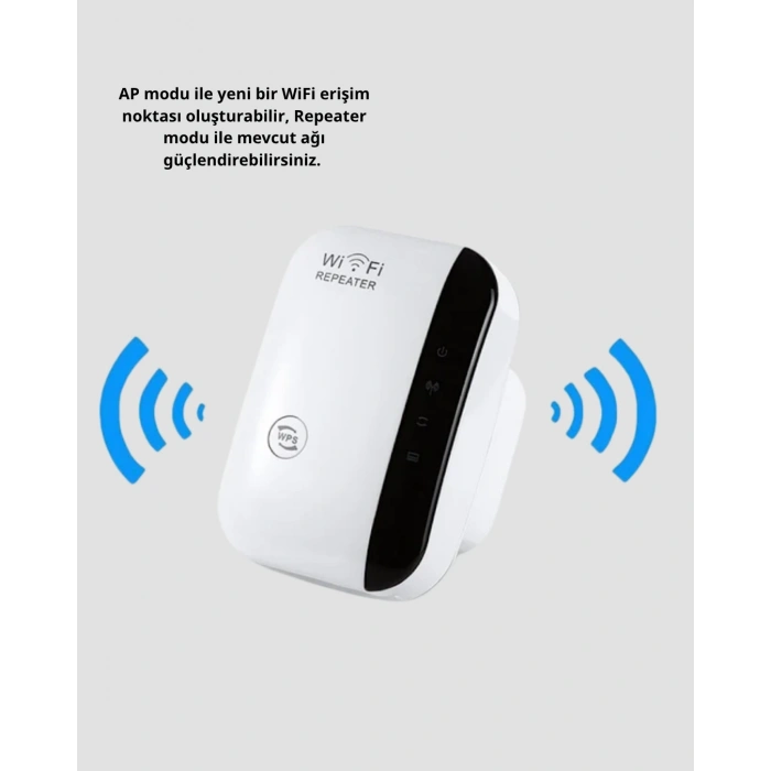 BFS 2.4G WiFi Sinyal Çoğaltıcı Router Genişletici Güçlü Antenli