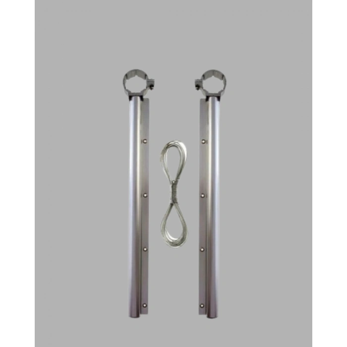 BFS 25x60 cm Çamaşır Askılığı Kare Balkon Demiri İçin Dayanıklı Tasarım