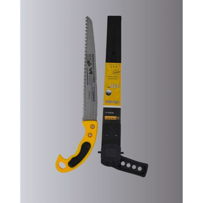 Mey İthalat® 270 mm Düz Bıçaklı Bahçe Budama Testeresi Kılıflı