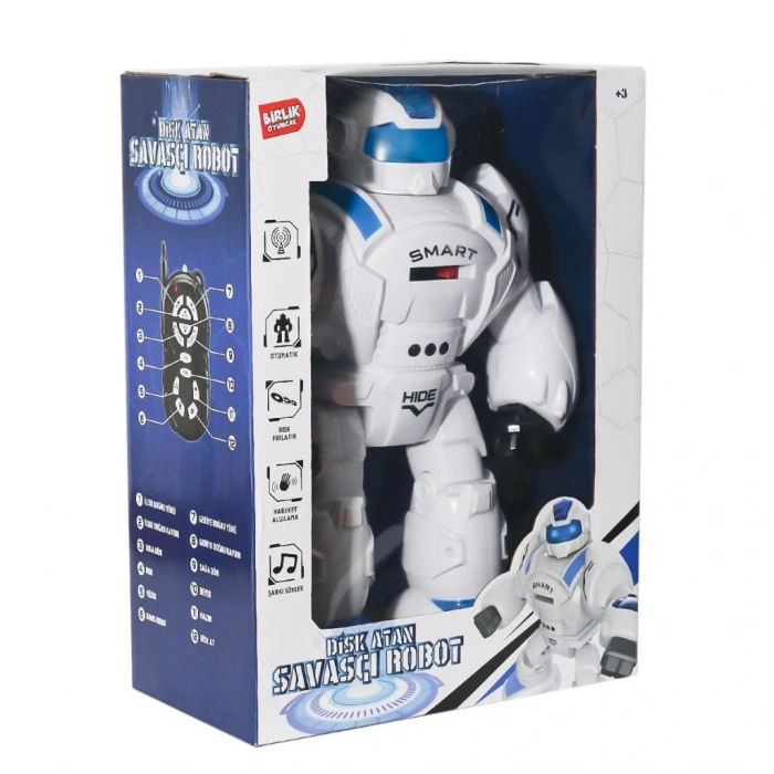 BFS  27115 Kumandalı Disk Atan Süper Robot -Birliktoys