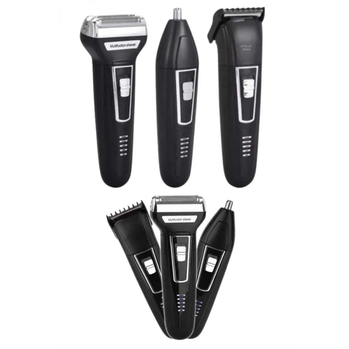 BFS 3lü Set Saç Sakal Kesme Traş Makinesi Burun Kılı Alma Tıraş Makinesi