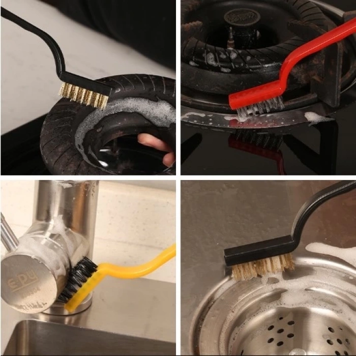 BFS  3 Parça Tel Fırça Detaylı Temizlik Seti