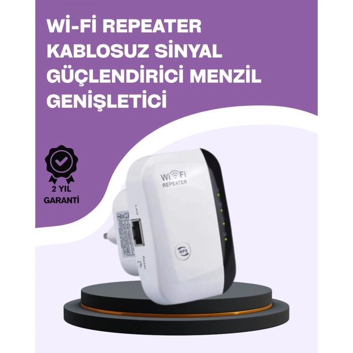 BFS 300 Mbps Kablosuz WiFi Menzil Genişletici – Repeater & AP Modu