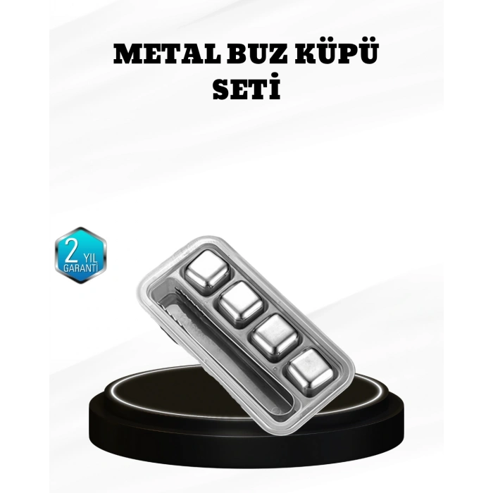 BFS 304 Paslanmaz Çelik Buz Küpü Seti Sulandırmadan Soğutan Yeniden Kullanılabilir