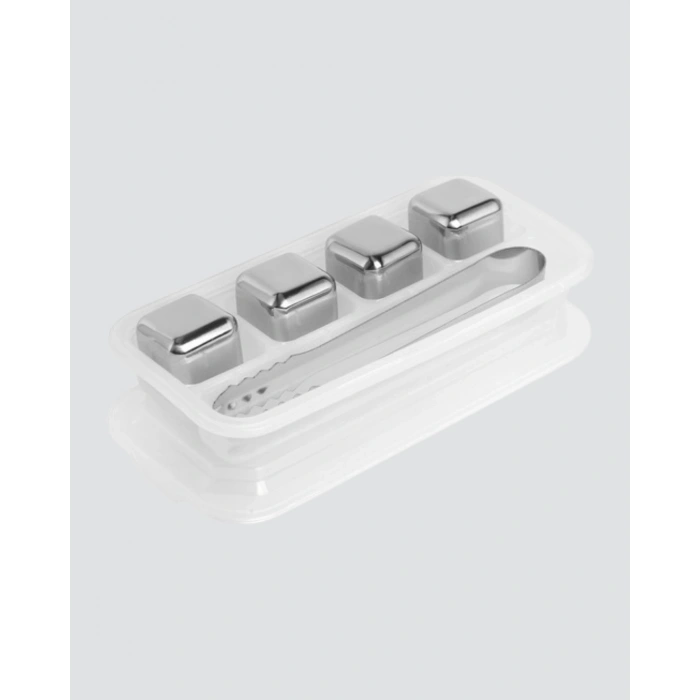 BFS 304 Paslanmaz Çelik Buz Küpü Seti Sulandırmadan Soğutan Yeniden Kullanılabilir