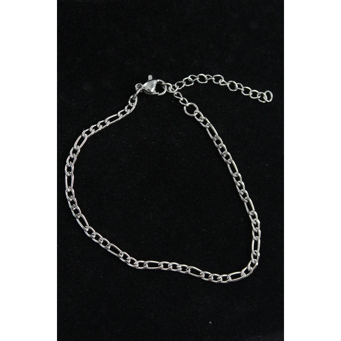 BFS 316L Çelik Figaro Model Gümüş Renk Erkek Bileklik