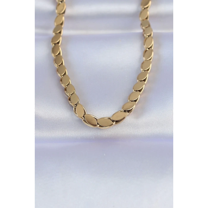 BFS 316L Çelik Gold Renk Arpa Model Kolye
