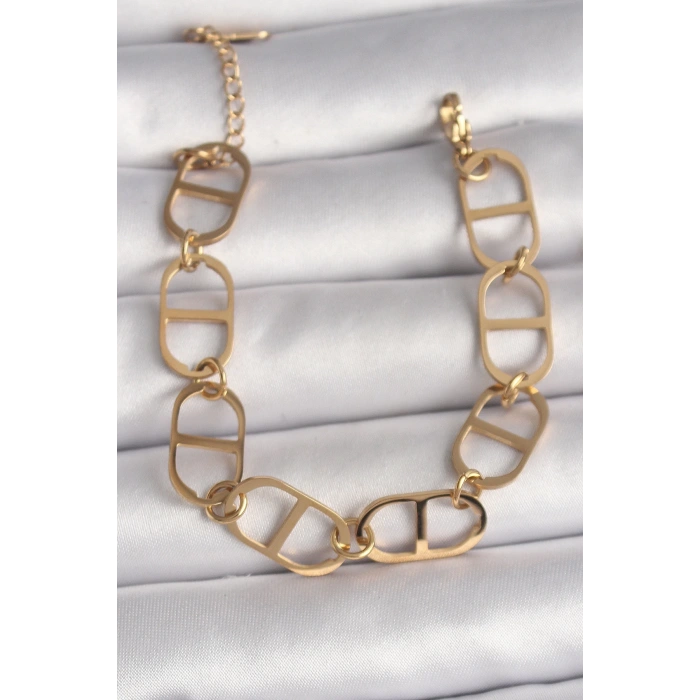 BFS 316L Çelik Gold Renk Kadın Bileklik