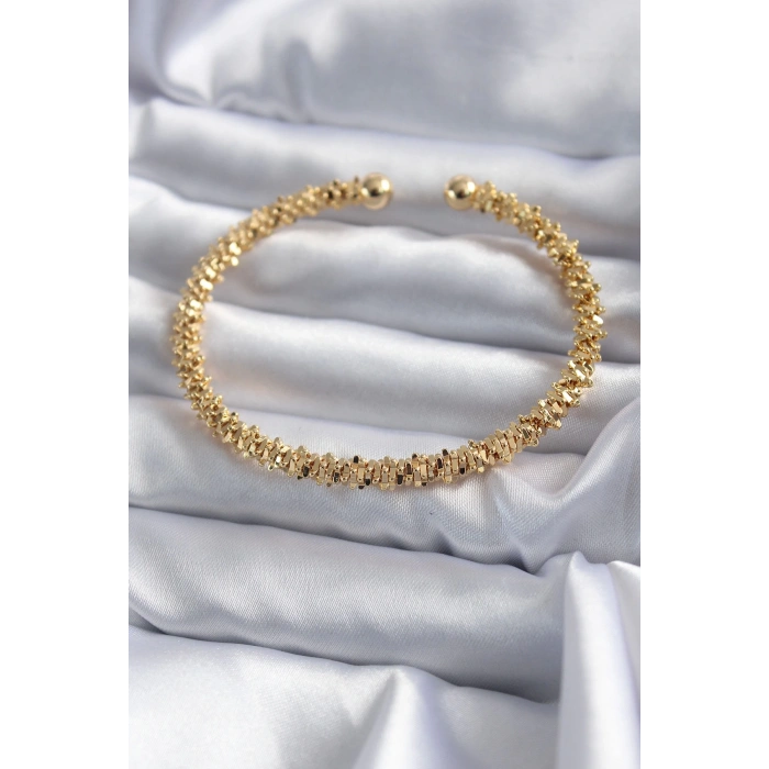 BFS 316L Çelik Gold Renk Kadın Bileklik