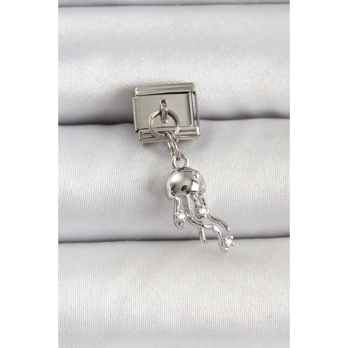 BFS 316L Çelik Gümüş Renk Deniz Anası Nomination Charm