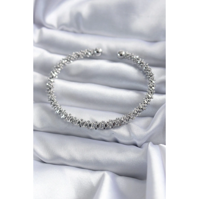 BFS 316L Çelik Gümüş Renk Kadın Bileklik