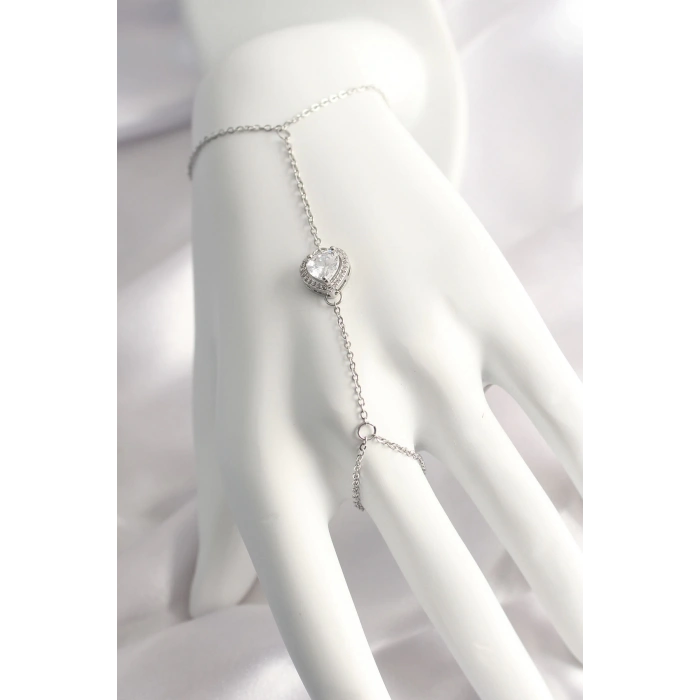 BFS 316L Çelik Gümüş Renk Kalp Model Şahmeran