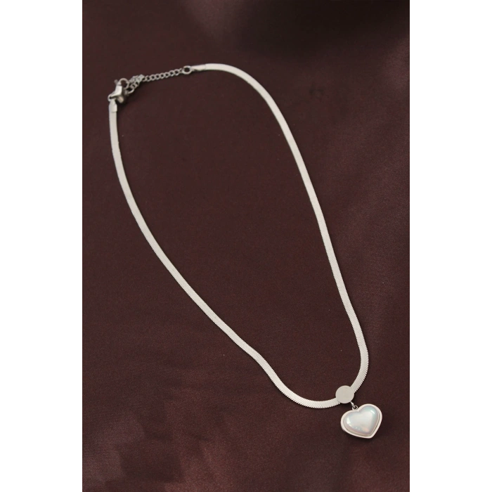 BFS 316L Çelik İtalyan Zincir Kalp Kolye