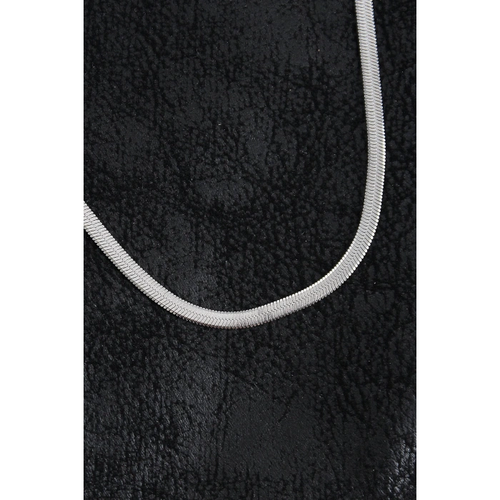 BFS 316L Çelik Klasik İtalyan Zincir Model Gümüş Renk Erkek Kolye