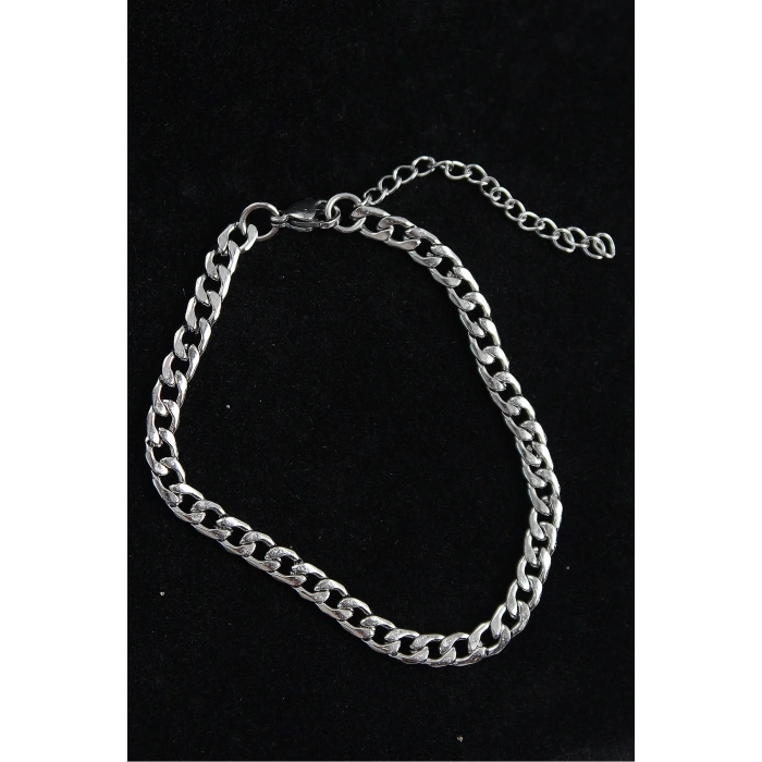 BFS 316L Çelik Klasik Model Gümüş Renk Erkek Bileklik