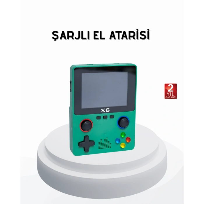 BFS 3.5 İnç IPS Ekranlı Taşınabilir Oyun Konsolu Ergonomik Çift Tetikli