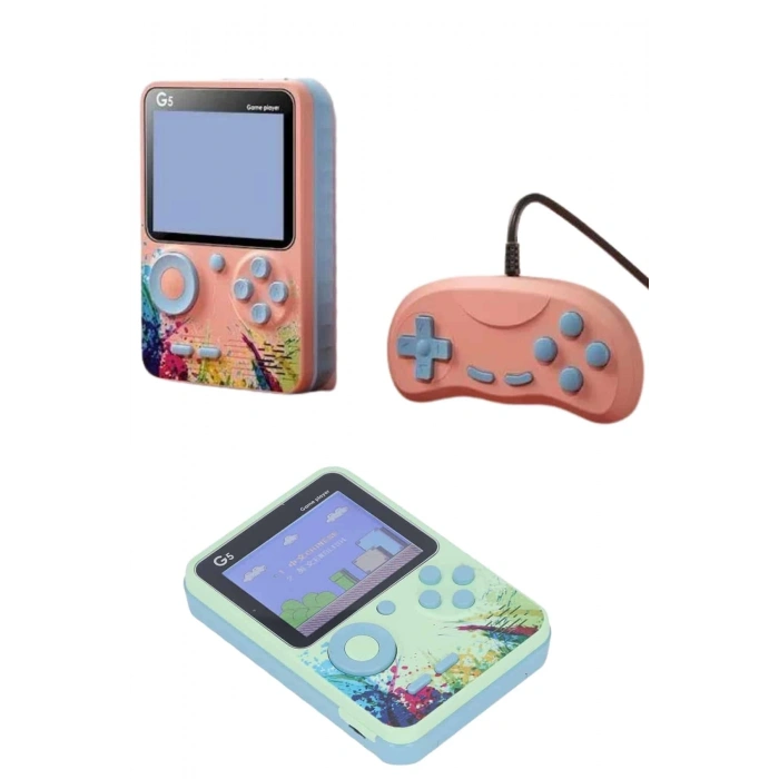 BFS 3.5 İnç Klasik Retro LCD Ekran 500 Oyunlu Oyun Konsolu Taşınabilir