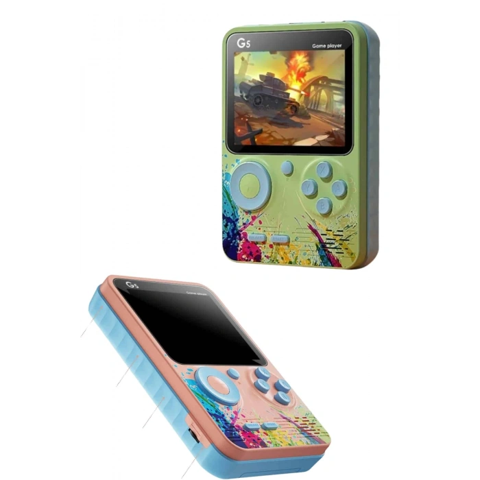 BFS 3.5 İnç Klasik Retro LCD Ekran 500 Oyunlu Oyun Konsolu Taşınabilir