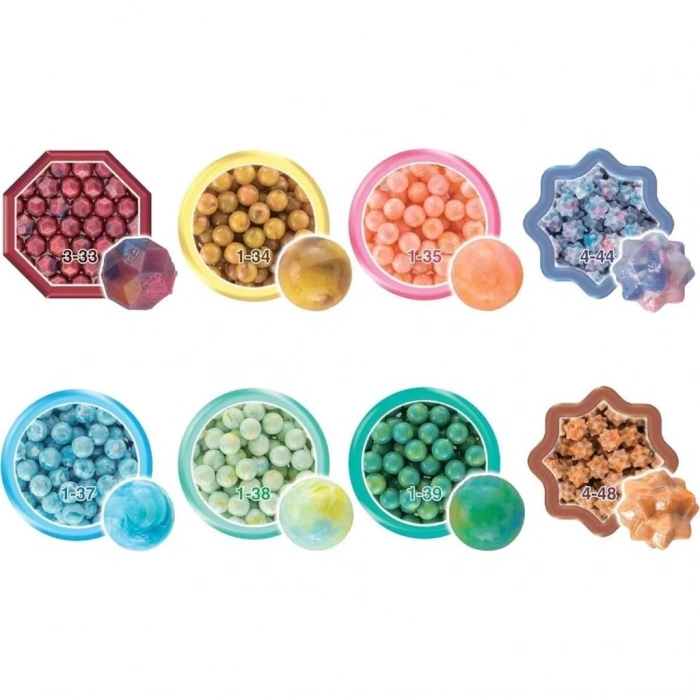 BFS   35089 AquaBeads Suluboya Renkleri Yedek Boncuk Pakedi- 800 parça +4 yaş