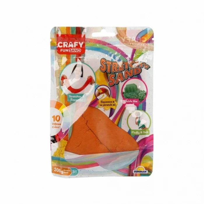BFS   3601 Crafy Streç Oyun Kumu Turuncu 200 g