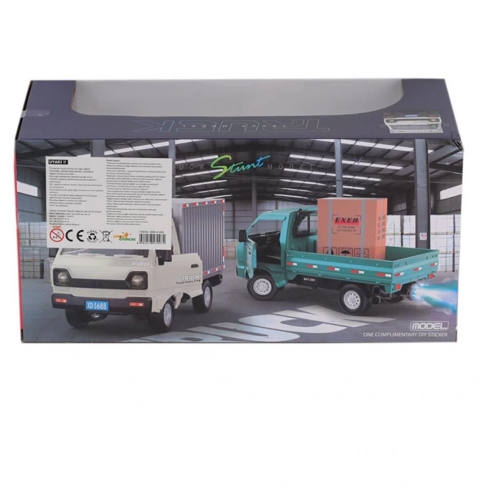 BFS  3688-G148A Şarjlı Kumandalı Duman Atan Kamyon