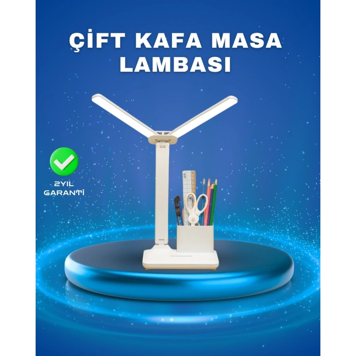 BFS 3’ü 1 Arada Çok Amaçlı Masa Lambası | Göz Yormayan Işık, Organizer Tasarım