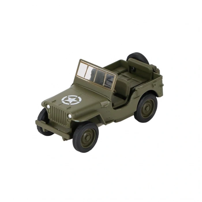 BFS   43723 Welly Jeep Willys 1:32 -Karsan Oyuncak