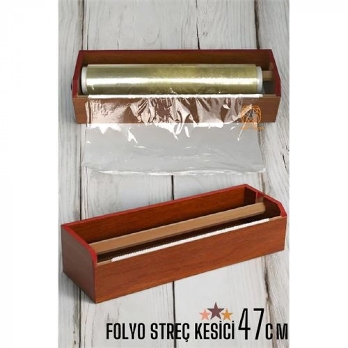 BFS 47 Cm Ahşap Streçlik Folyo Ve Streç Film Kesici