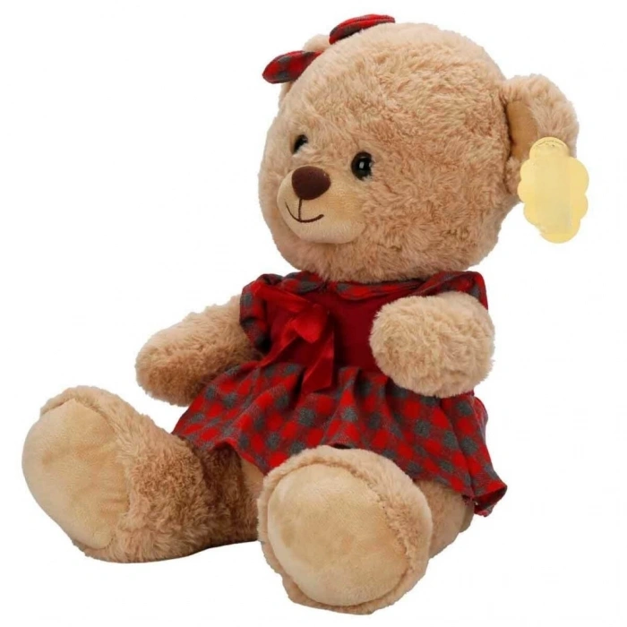 Mey İthalat® 4810 PELUŞ AYI ELBİSELİ 32CM 2A