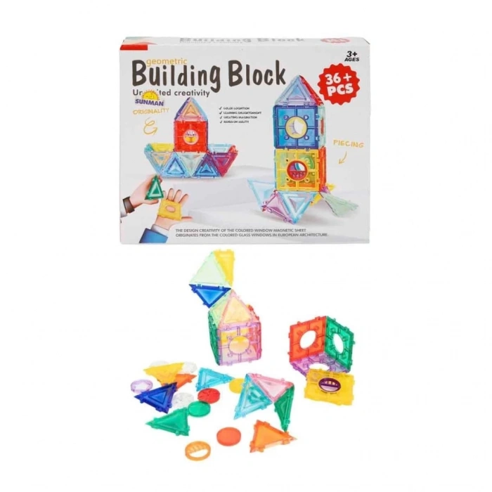 BFS  4842 SUN-YFN-MANYETİK GEOMETRİK BLOKLU ŞEKİLLER 36 PRÇ
