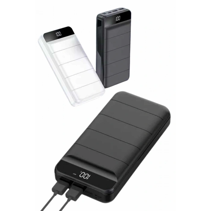 BFS 50.000 Mah Powerbank Turbo Hızlı Led Göstergeli Android İOS Uyumlu Taşınabilir Askılı