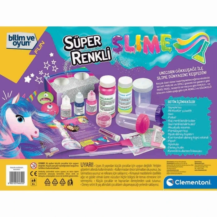 BFS 64812 Süper Renkli Slime - Bilim ve Oyun +8 yaş