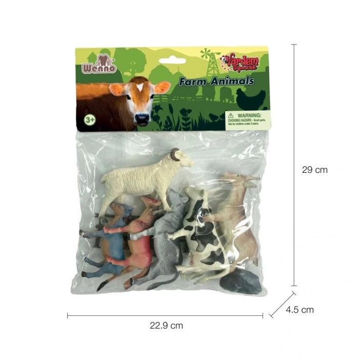 BFS  7141,7142,7143 Poşette 10 parça Hayvan Seti