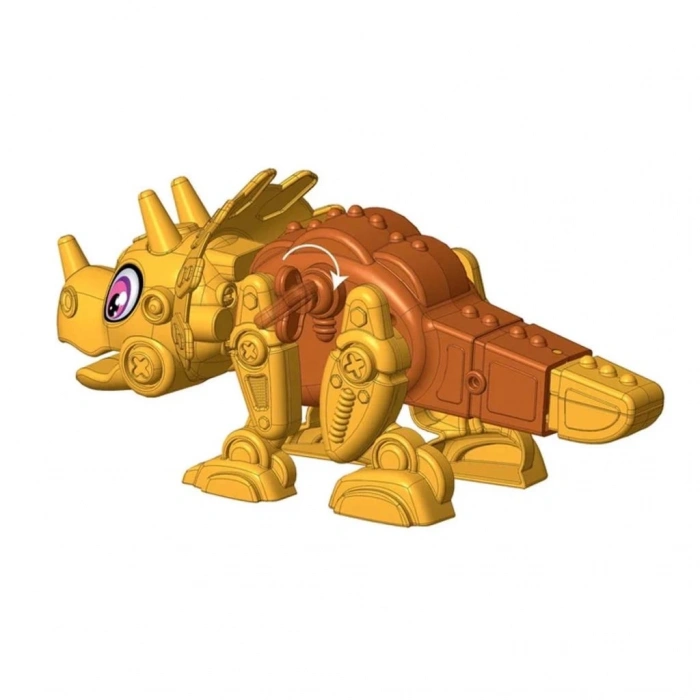 Mey İthalat® 75074 Robotik Laboratuvarı - Dinobot Triceratops +5 yaş