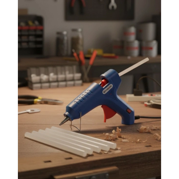 Mey İthalat® 80 W Silikon Tabancası 11 mm Silikon Uyumlu 5 Adet Hediye Silikon