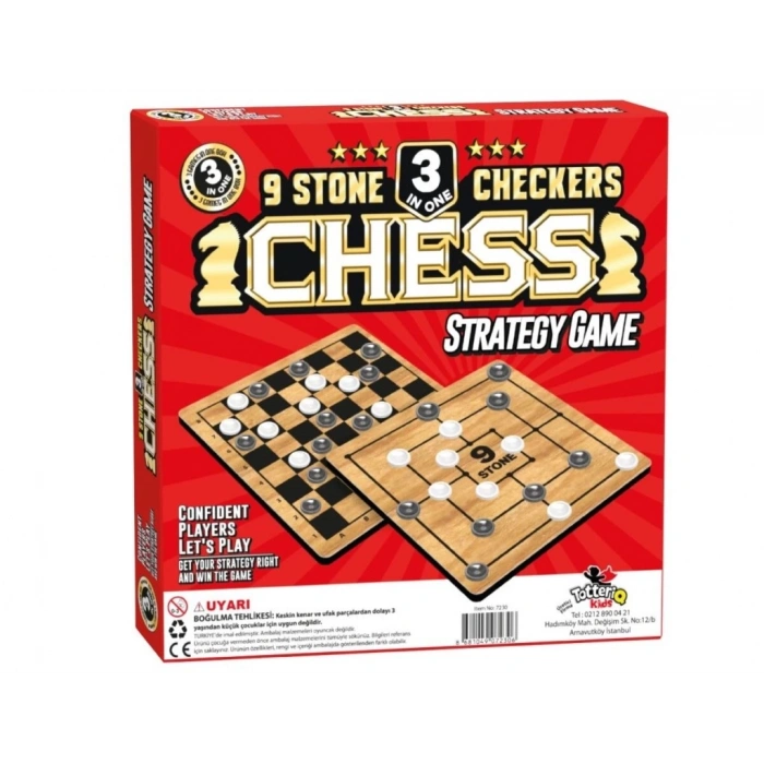 BFS  8225 SATRANÇ 9 TAŞ DAMA