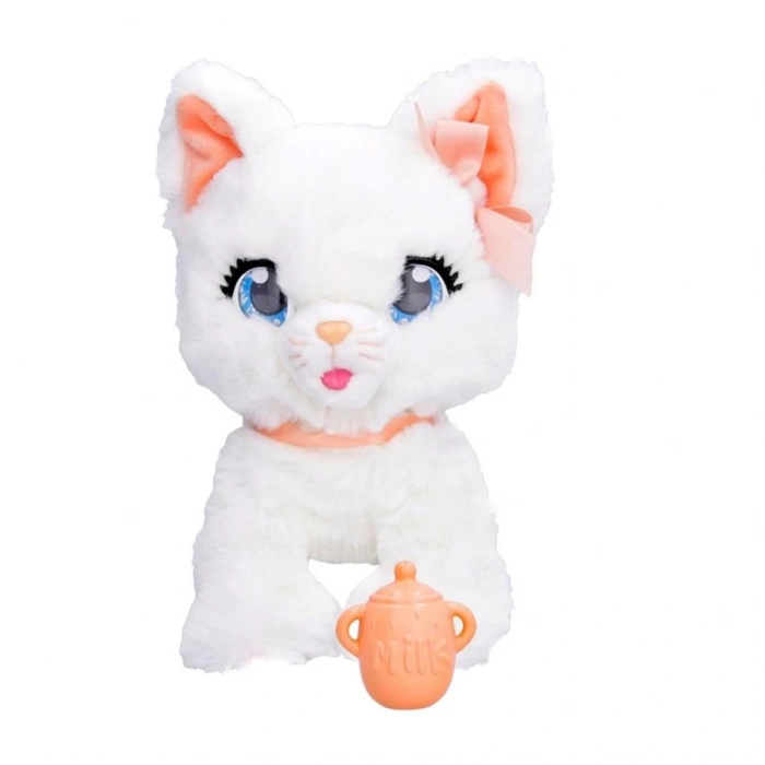 BFS   90773  Hareketli ve Sesli Sevimli Peluş Kedicik Bella -Sunman